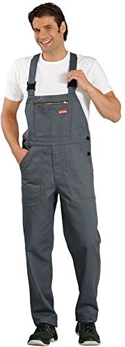 Planam Größe 28 Herren BW 290 Latzhose grau Modell 0193 von Planam