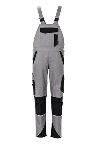 Planam Norit Damen Latzhose Zink schwarz Modell 6536 Größe 46 von Planam