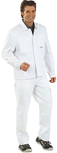 Planam Größe 52 Herren BW 290 Arbeitsjacke reinweiß Modell 0105 von Planam