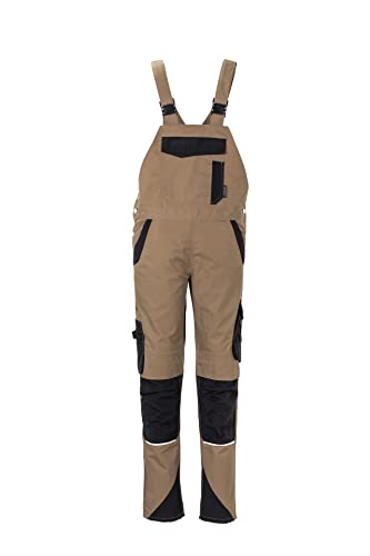 Planam Norit Damen Latzhose Sand schwarz Modell 6533 Größe 54 von Planam