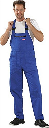 Planam Größe 56 Herren BW 290 Cargo-Latzhose Kornblau Modell 0171 von Planam