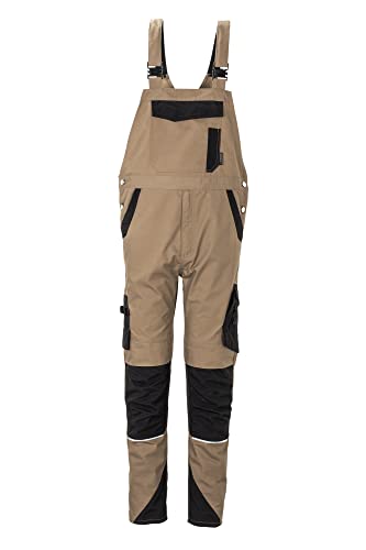 Planam Norit Herren Latzhose Sand schwarz Modell 6523 Größe 56 von Planam