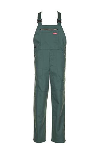 Planam Größe 58 Herren BW 290 Cargo-Latzhose mittelgrün Modell 0174 von Planam