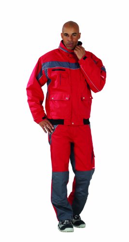 Planam Größe XL Herren Plaline Winter Blouson rot Schiefer Modell 2597 von Planam