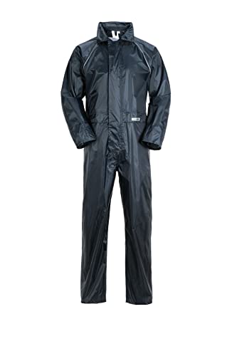 Planam Herren Outdoor Regen Aqua Regenoverall Marine Modell 1448 Größe L von Planam