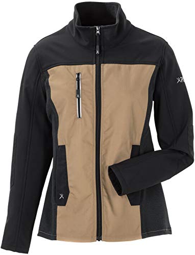 Planam Norit Damen Hybridjacke sand schwarz Modell 6513 Größe 52 von Planam