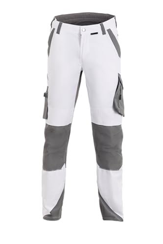 Planam Norit Herren Bundhose Weiss Zink Modell 6408 Größe 56 von Planam