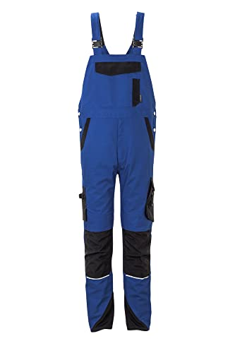 Planam Norit Herren Latzhose Kornblau schwarz Modell 6522 Größe 29 von Planam