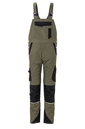 Planam Norit Herren Latzhose Oliv schwarz Modell 6525 Größe 48 von Planam