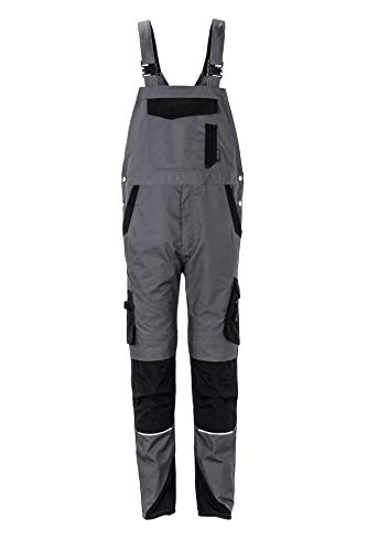 Planam Norit Herren Latzhose Schiefer schwarz Modell 6521 Größe 102 von Planam