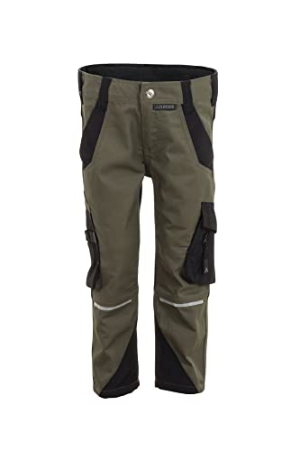 Planam Norit Kinder Junior Bundhose schwarz Oliv Modell 6545 Größe 110/116 von Planam