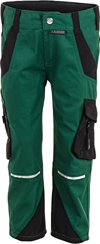 Planam Norit Kinder Junior Bundhose grün schwarz Modell 6544 Größe 110/116 von Planam