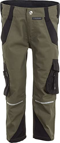 Planam Norit Kinder Junior Bundhose schwarz Oliv Modell 6545 Größe 146/152 von Planam