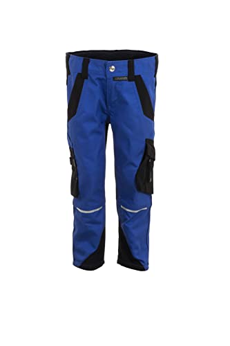 Planam Norit Kinder Junior Bundhose Kornblau schwarz Modell 6542 Größe 86/92 von Planam