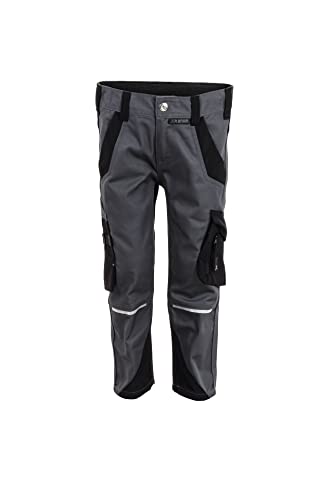 Planam Norit Kinder Junior Bundhose Schiefer schwarz Modell 6541 Größe 86/92 von Planam
