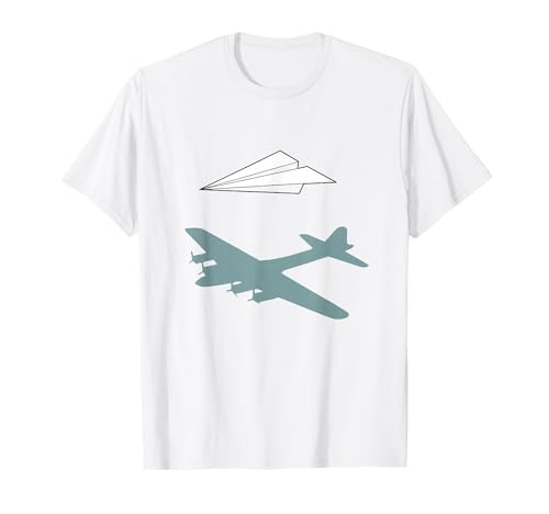 Lustiges Pilot Papier Flugzeug T-Shirt für CO-Piloten Jungen Party T-Shirt Lustiges Pilot Papier Flugzeug T-Shirt für CO-Piloten Jungen Party T-Shirt von Plane shirt for airplane pilot kids and boys