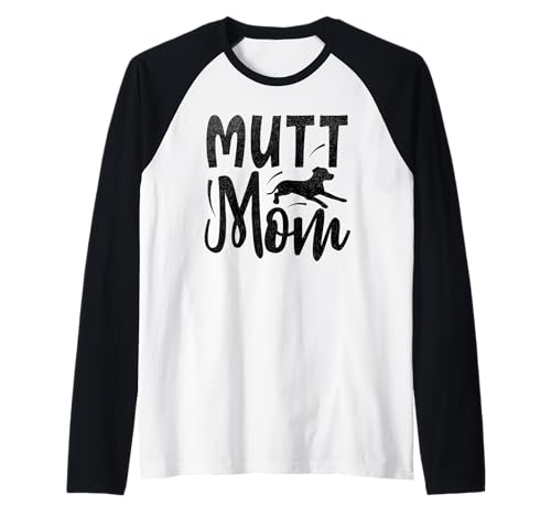 Mutt Mama lustiger Hund Raglan Mutt Mama lustiger Hund Raglan von Planet Mama