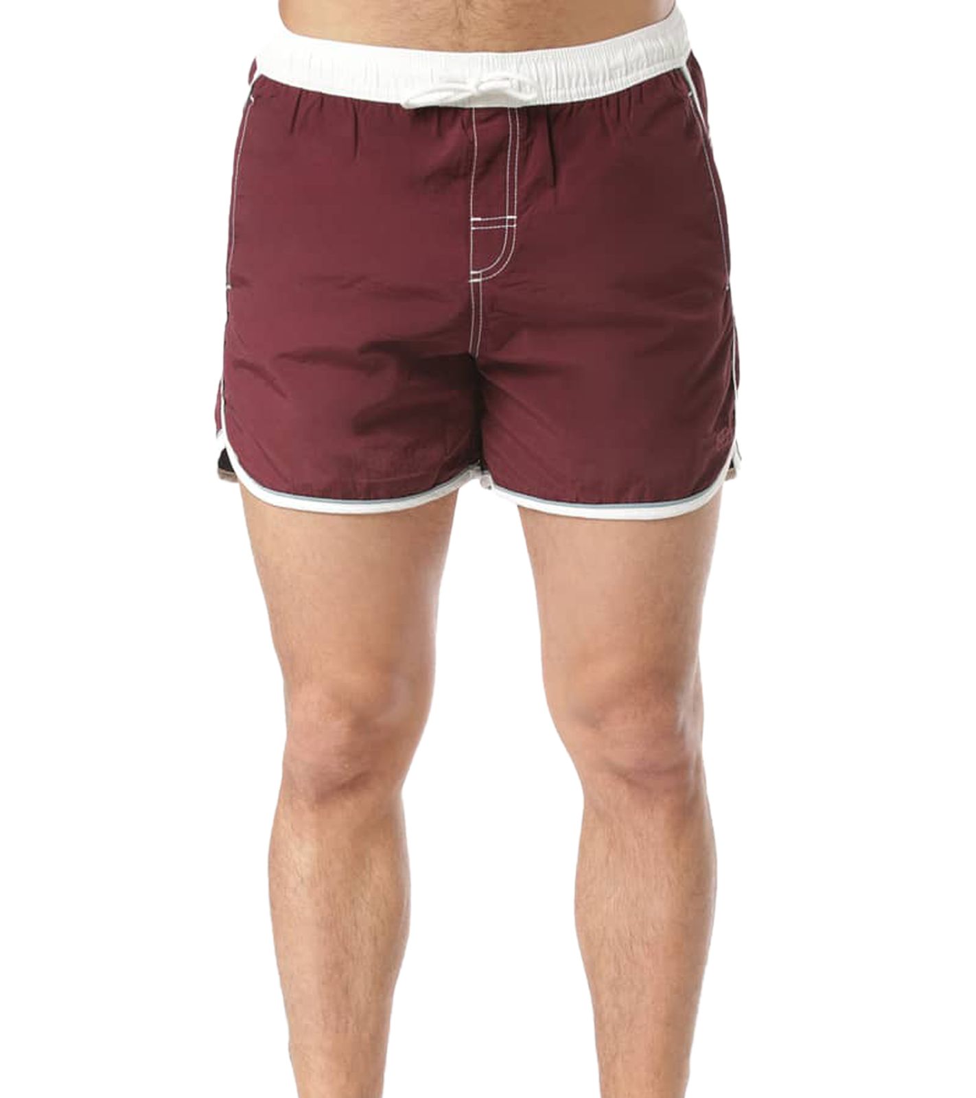 Planet Sports Joplin Herren Board-Shorts aus schnell trocknendem Material Kurze-Hose PS100009-557 Bordeaux-Rot von Planet Sports