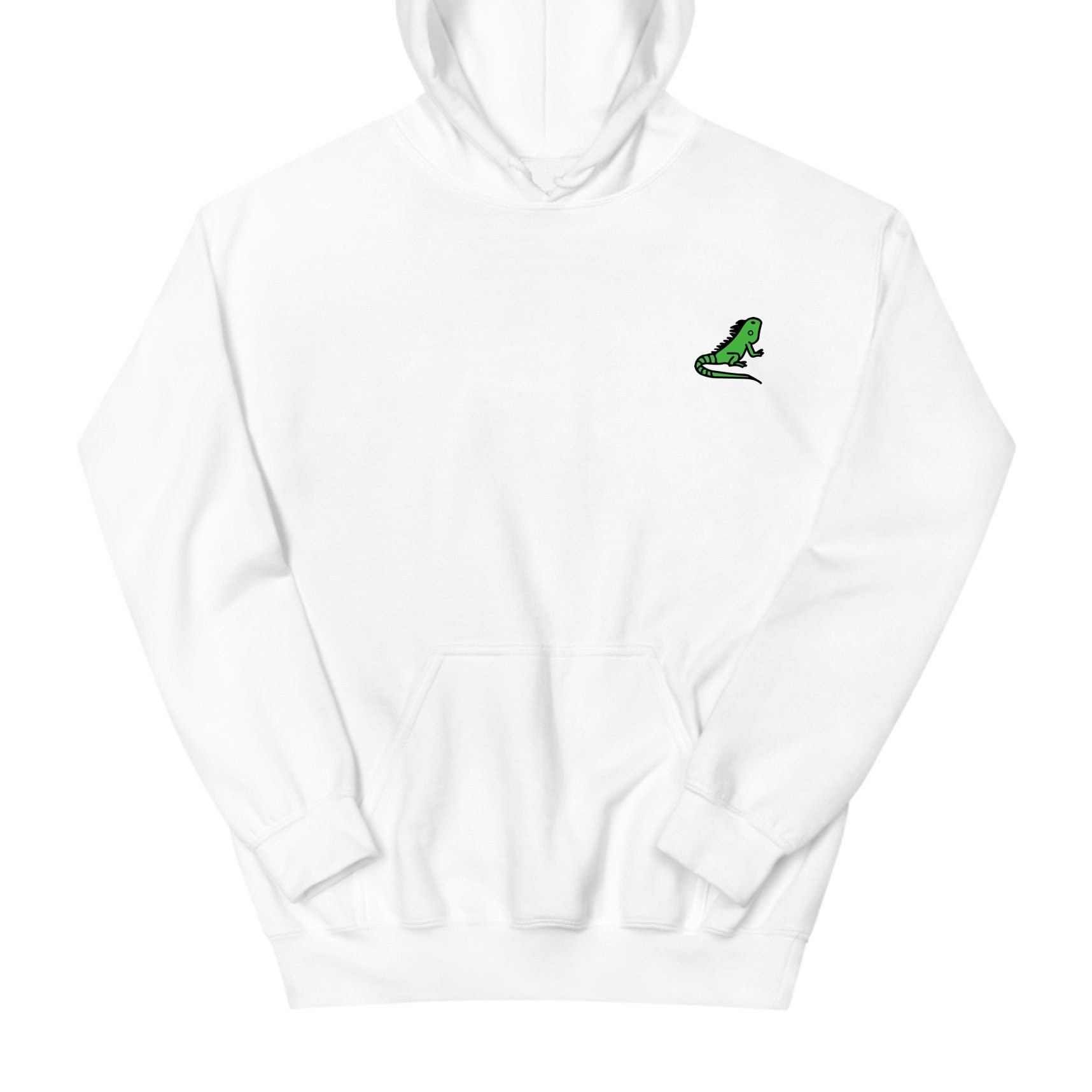 Leguan Grüner Hoodie, Süßer Echsen Echsenpullover, Icon Pullover, Geschenk Für Eidechsenliebhaber, Tierliebhaber Unisex Hoodie von Planet4Life