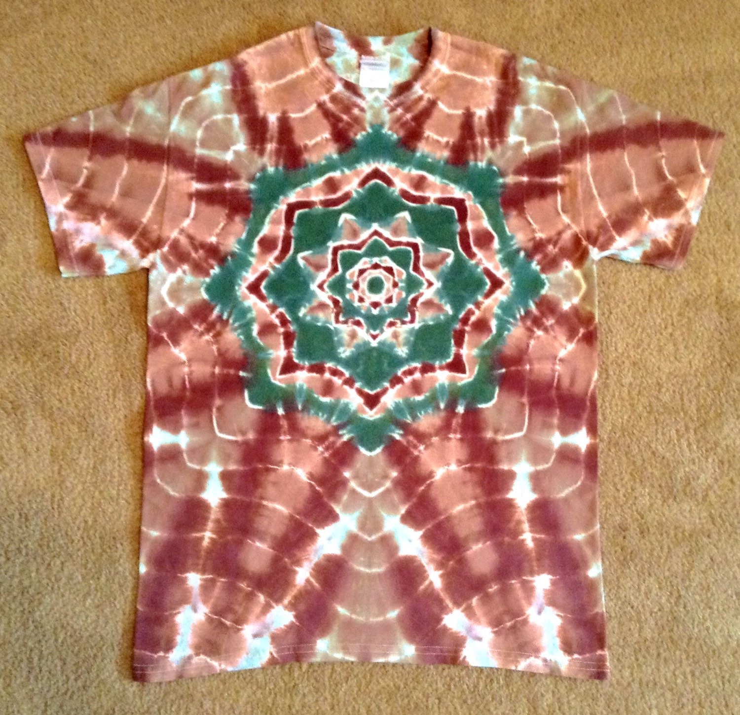Tie Dye Shirt, Tiedye Mandala Dye, Camouflage Camo Größe Medium, Hunter Es Tie Dye Shirt, Tiedye Mandala Dye, Camouflage Camo Größe Medium, Hunter Es von PlanetBeadlejewlz
