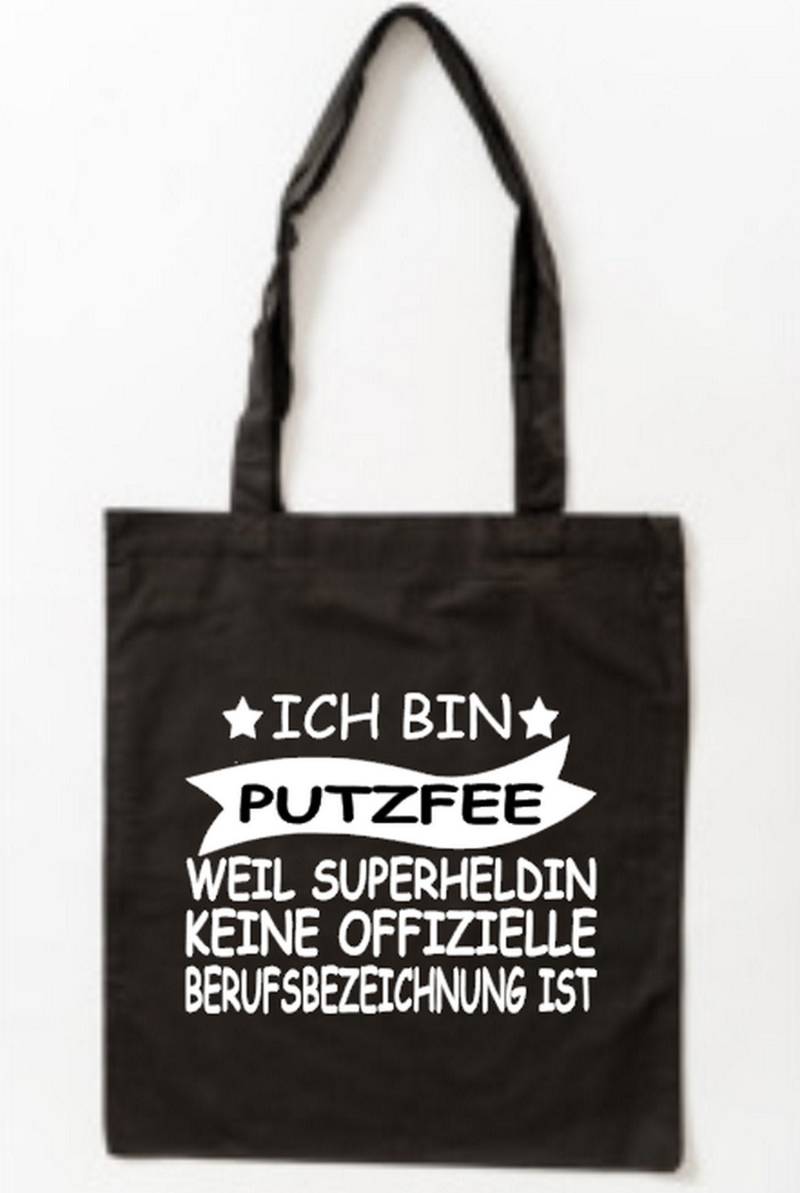 Bedruckter Baumwollbeutel Ich Bin Putzfee Weil Superheldin Keine Offizielle Berufsbezeichnung Ist von PlanetSchwarzeKiwi
