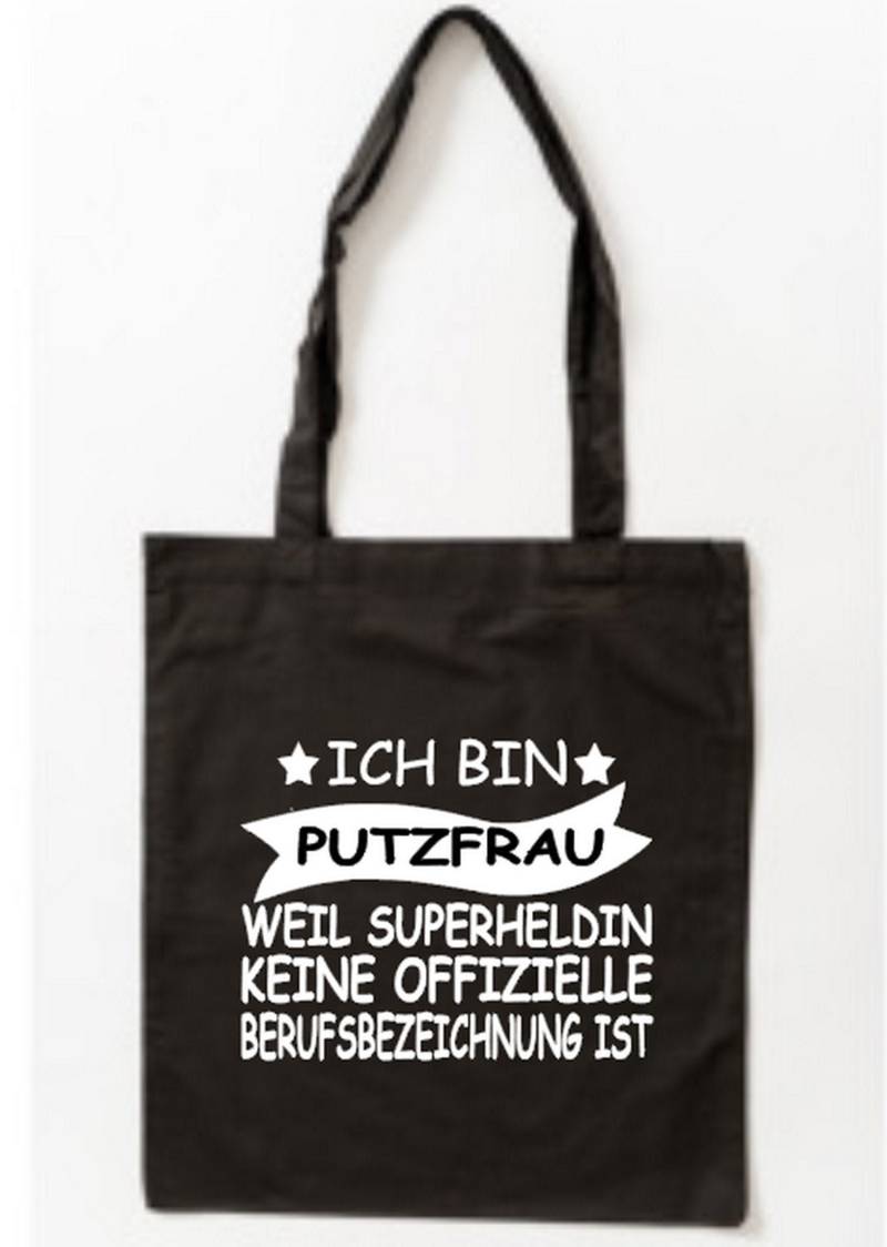 Bedruckter Baumwollbeutel Ich Bin Putzfrau Weil Superheldin Keine Offizielle Berufsbezeichnung Ist von PlanetSchwarzeKiwi