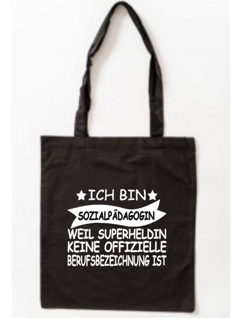 Bedruckter Baumwollbeutel Ich Bin Sozialpädagogin Weil Superheldin Keine Offizielle Berufsbezeichnung Ist von PlanetSchwarzeKiwi