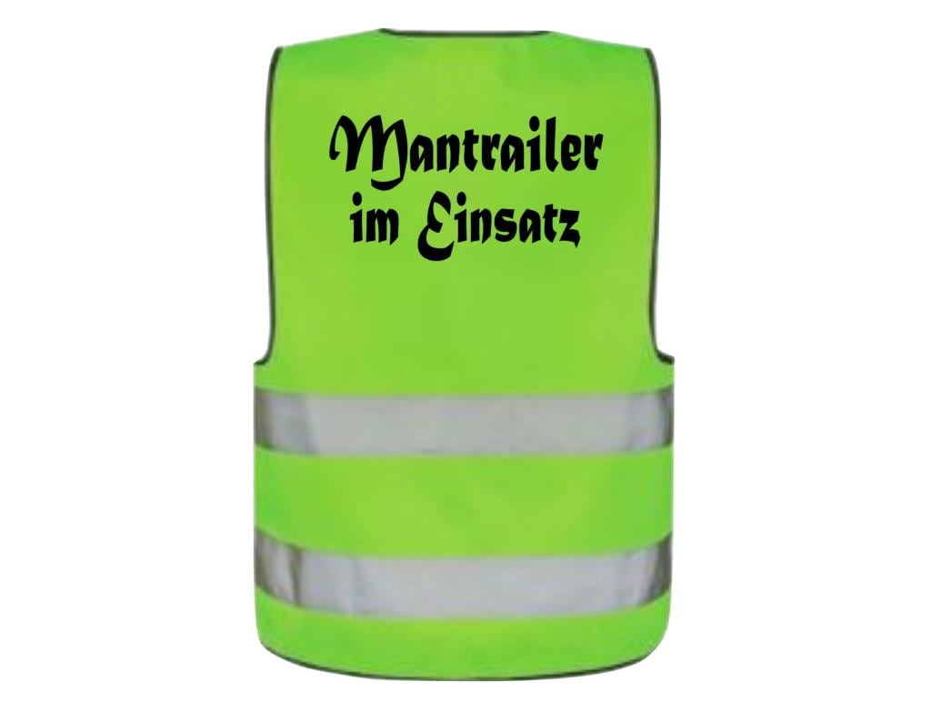 Sicherheitsweste Warnweste Leuchtweste Für Kinder, Erwachsene, Reiter Und Hundebesitzer Mantrailer Mantrailerin Im Einsatz Mantrailing von PlanetSchwarzeKiwi