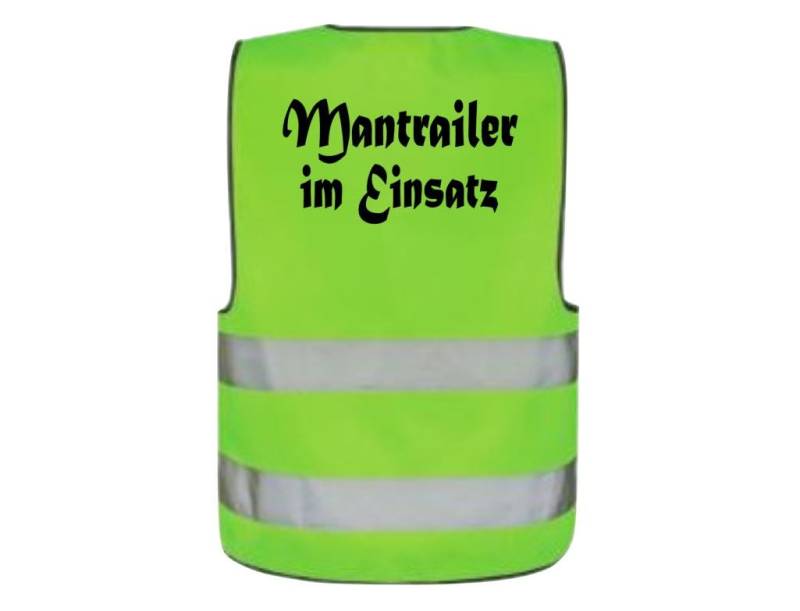 Sicherheitsweste Warnweste Leuchtweste Für Kinder, Erwachsene, Reiter Und Hundebesitzer Mantrailer Mantrailerin Im Einsatz Mantrailing von PlanetSchwarzeKiwi
