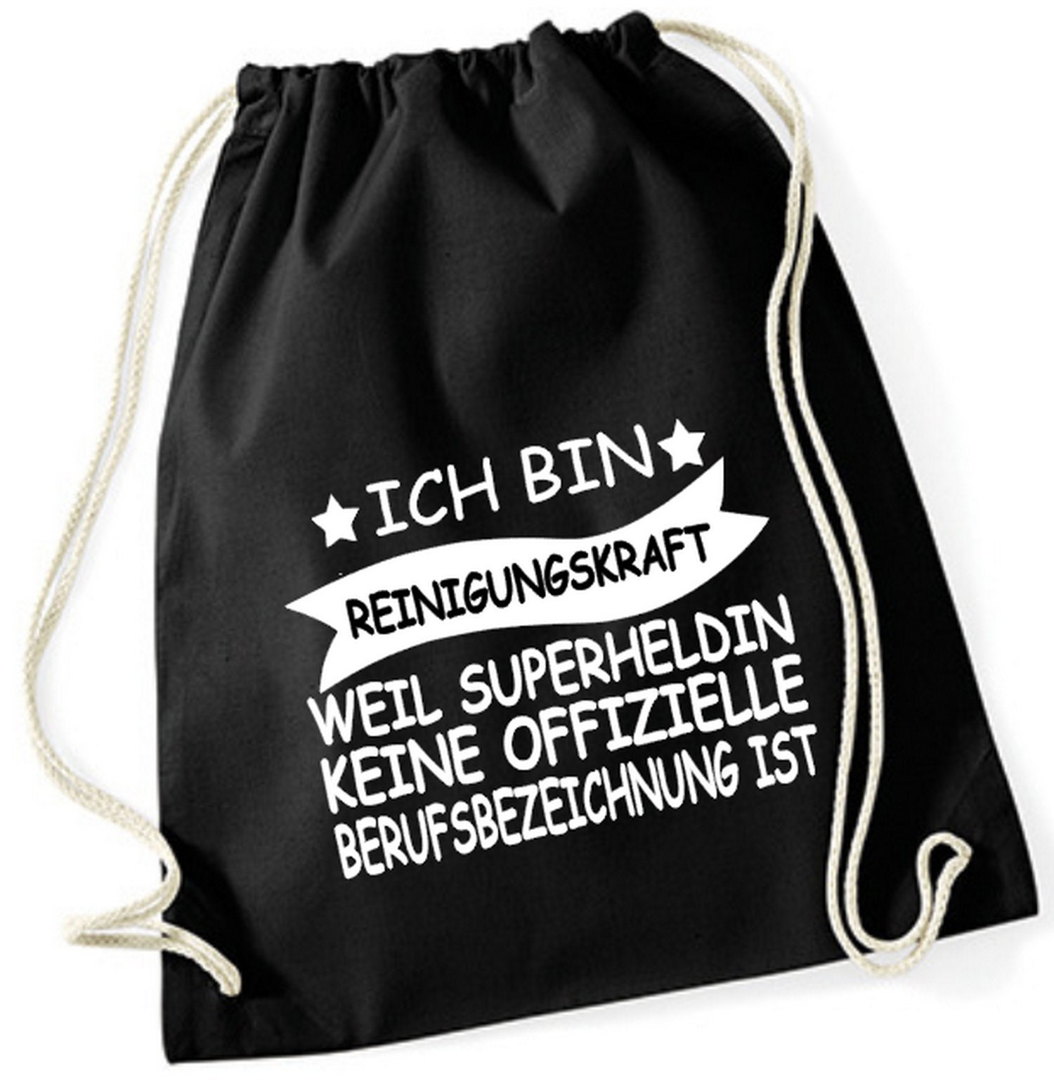 Turnbeutel Ich Bin Reinigungskraft Weil Superheldin Keine Offizielle Berufsbezeichnung Ist Turnbeutel Ich Bin Reinigungskraft Weil Superheldin Keine Offizielle Berufsbezeichnung Ist von PlanetSchwarzeKiwi