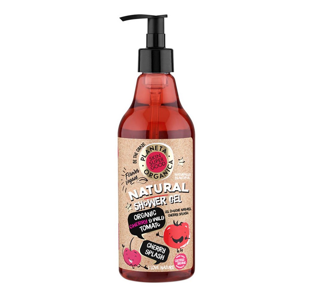 Planeta Organica Duschgel Skin Super Good - Duschgel Cherry Splash 500ml von Planeta Organica