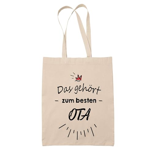 Baumwolltasche Das gehört zum besten OTA - Stofftasche/Shopper, Geschenk zum Ruhestand, Abschied oder Geburtstag für Kollegen, Chef oder Freund von Planetee