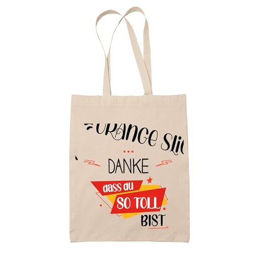 Baumwolltasche Jenny Du so toll bist - Geschenk Muttertag Geburtstag Schwester Weihnachten Tante Patentante Wiederverwendbarer Shopper von Planetee