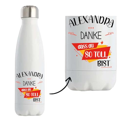 Jutebeutel Alexandra Du so toll bist - Einkaufstasche & Strandtasche aus Baumwolle und Jute Geschenk für Damen Geburtstag Muttertag Freundin Schwester Weihnachten von Planetee