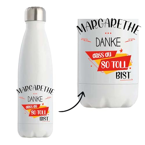 Jutebeutel Margarethe Du so toll bist - Einkaufstasche & Strandtasche aus Baumwolle und Jute Geschenk für Damen Geburtstag Muttertag Freundin Schwester Weihnachten von Planetee