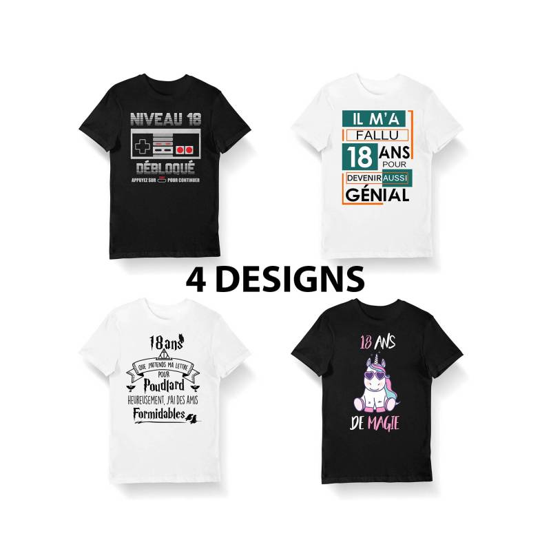 Geburtstagsgeschenk 18 Jahre | T-Shirt Bio Mann Und Frau Sweatshirt Tasse L Designs Alter Humor von PlaneteeShop