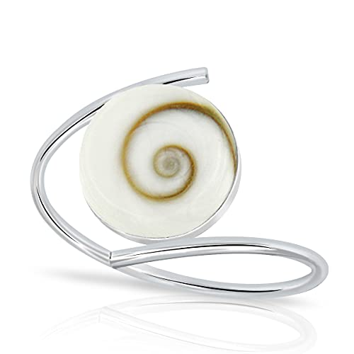 PLANETYS - 925 Sterling Silber Ring Auge des Heilige Lucie - Santa Lucia - Oeil de Sainte Lucie - Shiva Eye von Planetys