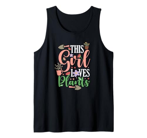 Dieses Mädchen liebt Pflanzen Lustiges Gärtnern Tank Top von Plant Gardening Nature Gifts And Gift Ideas