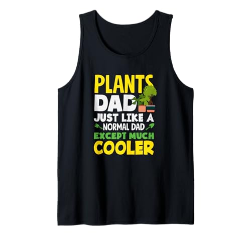 Herren Plants Dad wie eine Normale, viel coolere Gartenarbeit Tank Top von Plant Gardening Nature Gifts And Gift Ideas