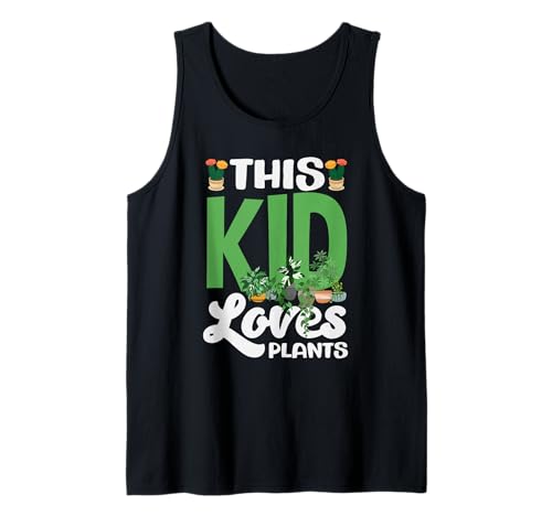 Kinder Dieses Kind liebt Pflanzen Lustiges Gartenkind Tank Top von Plant Gardening Nature Gifts And Gift Ideas