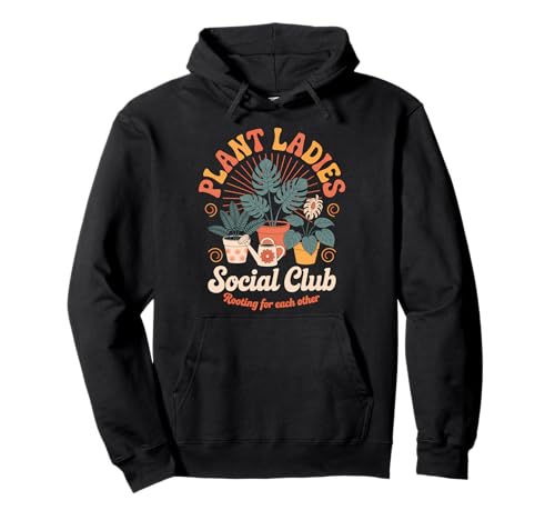 Plant Social Club Gartenarbeit im Vintage-Stil für Damen Pullover Hoodie Plant Social Club Gartenarbeit im Vintage-Stil für Damen Pullover Hoodie von Plant Ladies Social Club Vintage Gardening Apparel
