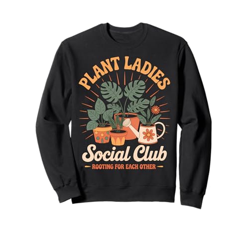 Plant Social Club Gartenarbeit im Vintage-Stil für Damen Sweatshirt Plant Social Club Gartenarbeit im Vintage-Stil für Damen Sweatshirt von Plant Ladies Social Club Vintage Gardening Apparel