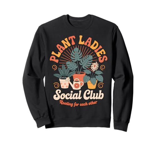 Plant Social Club Gartenarbeit im Vintage-Stil für Damen Sweatshirt Plant Social Club Gartenarbeit im Vintage-Stil für Damen Sweatshirt von Plant Ladies Social Club Vintage Gardening Apparel