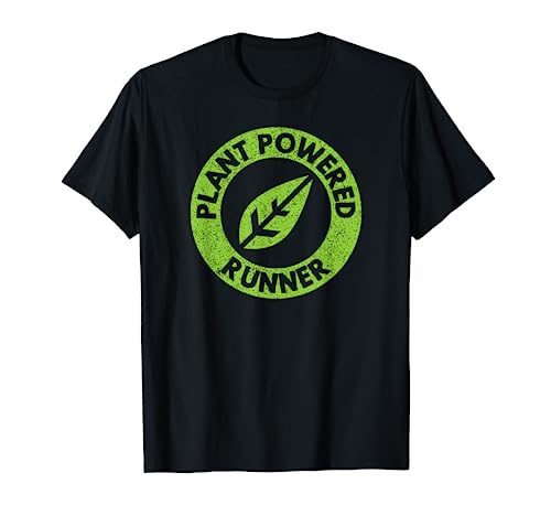plant powered runner vegan trail ultra marathon t-shirt von Plant Powered Vegan Runner Clothing