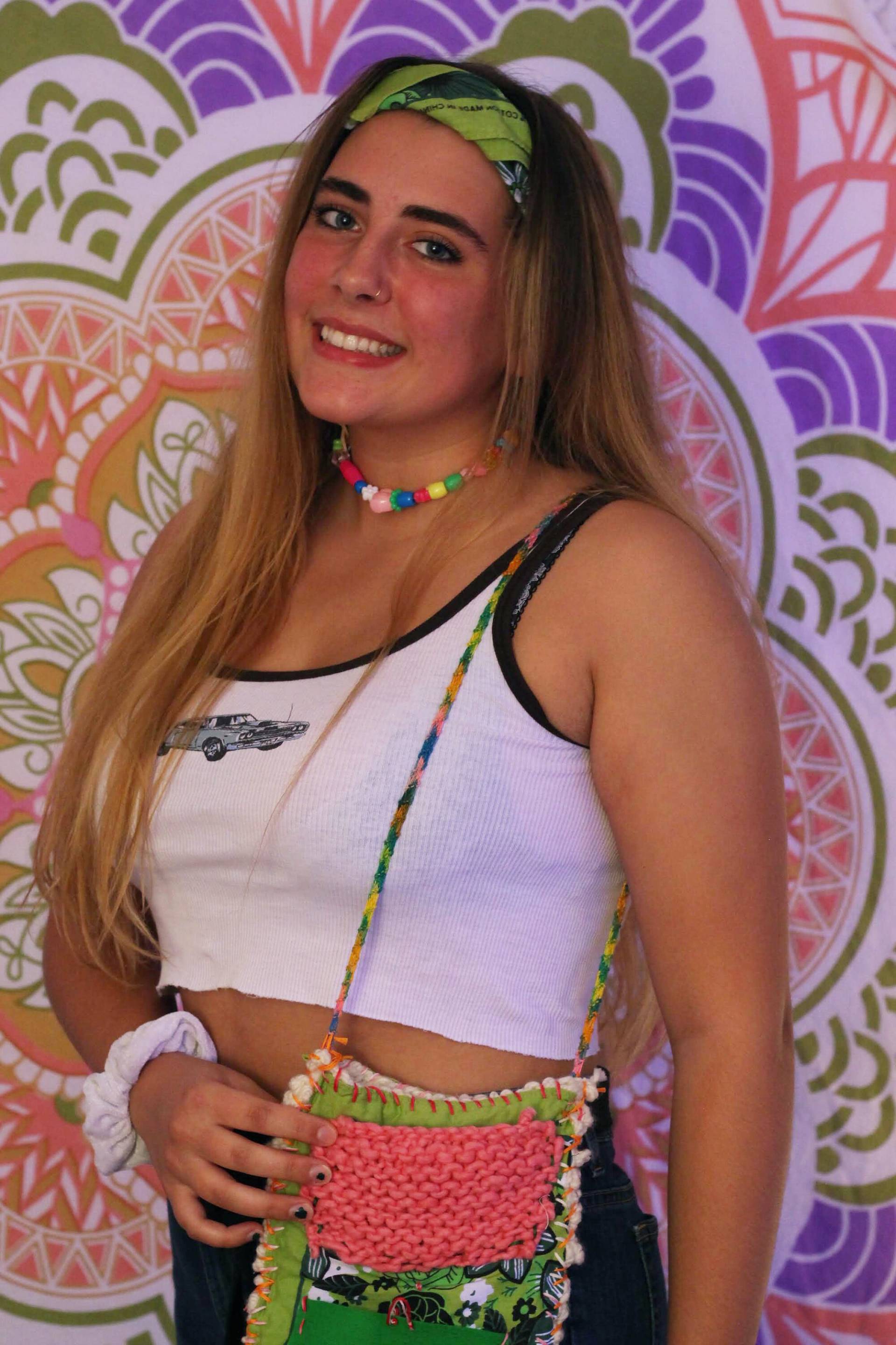 Handgemachte Wald Grün Umhängetasche von PlantTranceBoutique