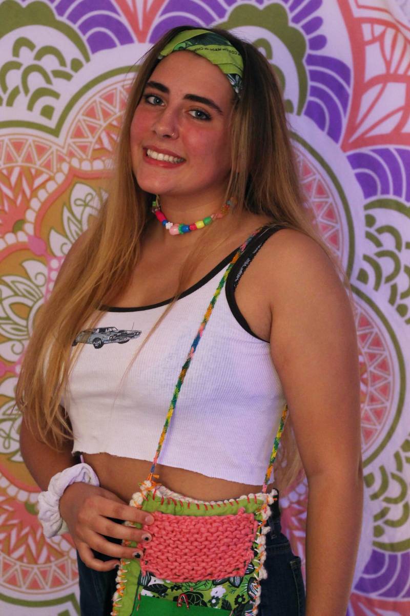 Handgemachte Wald Grün Umhängetasche von PlantTranceBoutique