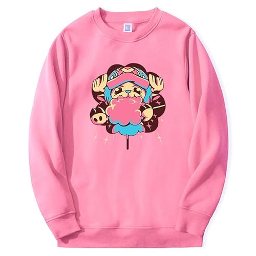 One Piece Sweatshirt Tony Tony Chopper Print Pullover Anime Graphic Fashion Top für Herren Damen von Plantain