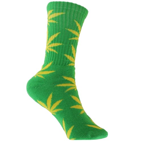 Plantlife Socken "Hanf" Socks in universeller Größe, Unisex (grün/gelb) von Plantlife