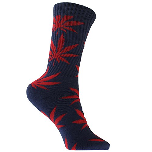 Plantlife® Socken "Hanf" Socks in universeller Größe, Unisex - farbe: blau/rot von Plantlife