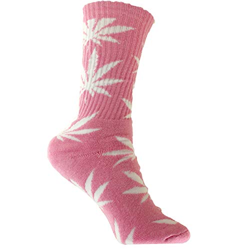 Plantlife SockenHanf Socks in universeller Größe, Unisex, Pink/Weiss, Einheitsgröße von Plantlife Deutschland